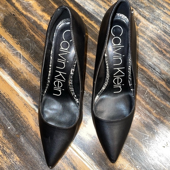 Calvin Klein Snakeskin Heels - Picture 2 of 5